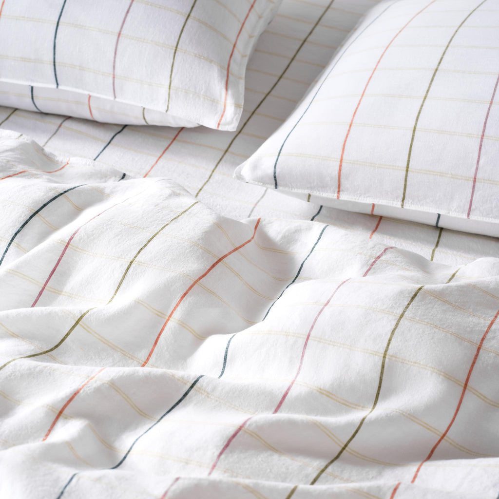 Washed European Linen Core Sheet Set